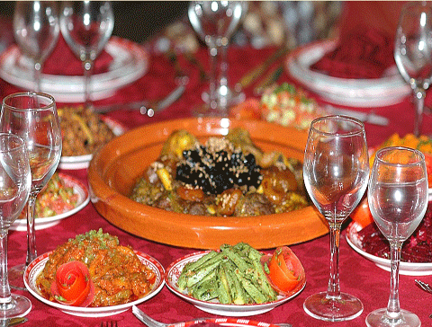Berber evening Oriental dinner 
